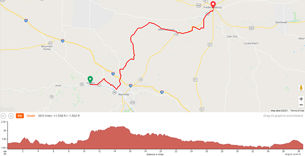 COLA | Day 22 - GPS Screenshot | Epic Cross Country